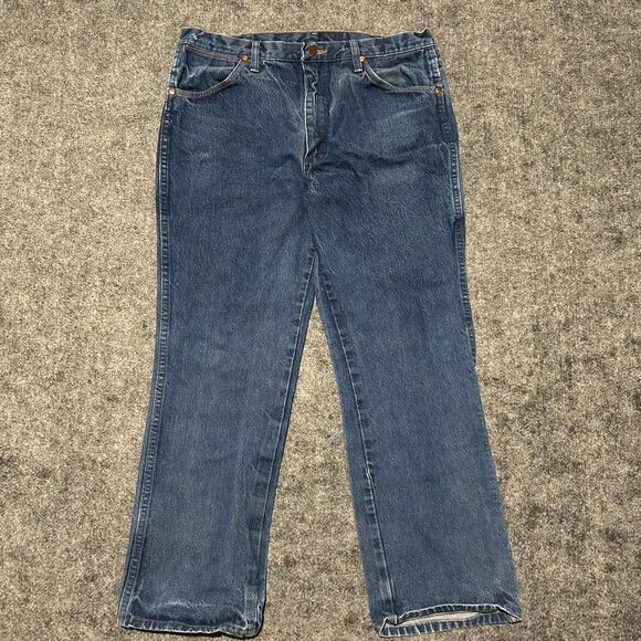 Wrangler Cowboy Cut 936DEN Jeans Blue Denim – Size 36x30 - Picture 5 of 6